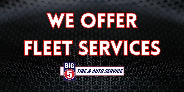 Advertisement with the words We Offer Fleet Services